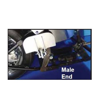 PEDANE MINI COMFORT RUBBER STYLE PER HARLEY DAVIDSON