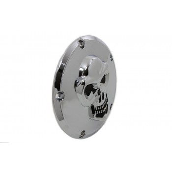 DERBY COVER SKULL DELUXE CHROME HARLEY DAVIDSON BIG TWIN/TWIN CAM '99 -'17