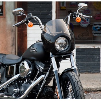 PARE-BRISE CARÉNAGE CAFE POUR HARLEY DAVIDSON FXD DYNA '07-'17