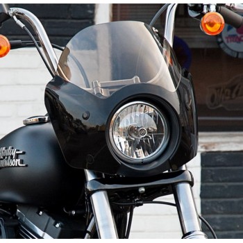 PARE-BRISE CARÉNAGE CAFE POUR HARLEY DAVIDSON FXDL DYNA LOW RIDER '14-'17