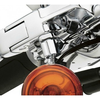 SUPPORTI GIREVOLI NERI SU MANUBRIO PER FRECCE HARLEY DAVIDSON