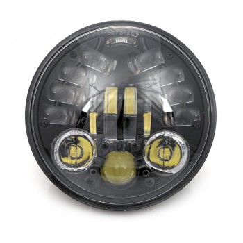 GRUPPO OTTICO FARO ANTERIORE OMOLOGATO 5.75 SUPERLIGHT MULTIFUNZIONE HARLEY DAVIDSON XL SPORTSTER '04-'18