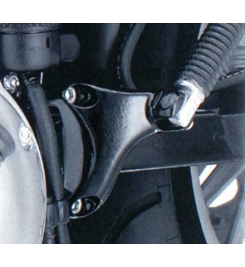 Soziusfußrastenhalter MOUNT KIT SCHWARZE FÜR HARLEY DAVIDSON XL SPORTSTER '04-13