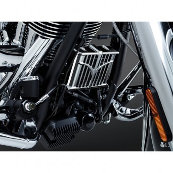 CHROME OIL COOLER COVER FOR INDIAN 111 CHIEF/CHIEFTAIN/ROADMASTER/SPRINGFIELD '14-'18