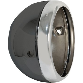 SEITENSCHEINWERFER SCHWARZ LUCAS STYLE 5 3/4 "145 MM SHELLS MOTORRAD