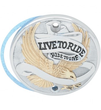 POINT COVER "LIVE TO RIDE" GOLD PER HARLEY XL SPORTSTER '86-'03