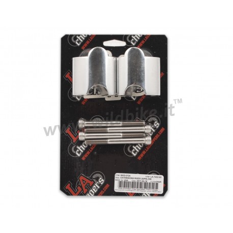 EXTENSION RISER DE 2 " BRILLANT POUR GUIDON HARLEY DAVIDSON XL 883L SUPERLOW '11-'17