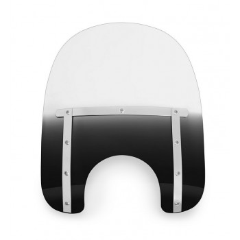 MEMPHIS SLIM WINDSHIELD 15" GRADIENT BLACK FOR HARLEY DAVIDSON SOFTAIL FXBB STREET BOB M-EIGHT '18-'19