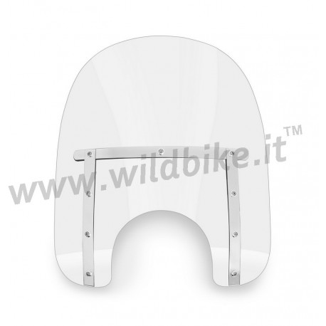 MEMPHIS SLIM WINDSHIELD 17" CLEAR FOR HARLEY DAVIDSON SOFTAIL FXBB STREET BOB M-EIGHT '18-'19