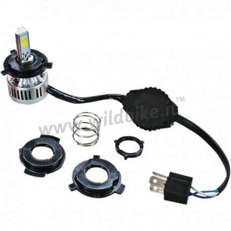 LAMPADINA BULBO DI RICAMBIO H4 LED 100 RIVCO BIANCA PER FARO 5 3/4" HARLEY DAVIDSON