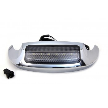 FRIESE LED VORDERSEITE FENDER TIPP LICHT GERAUCHT HARLEY DAVIDSON FLHTK/FLHTC TOURING '14-'18