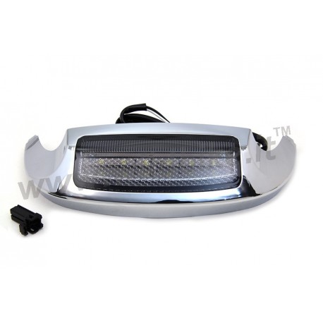 LED FRONT FENDER TIP LIGHT SMOKED FOR HARLEY DAVIDSON FLHTK/FLHTC TOURING '14-'18