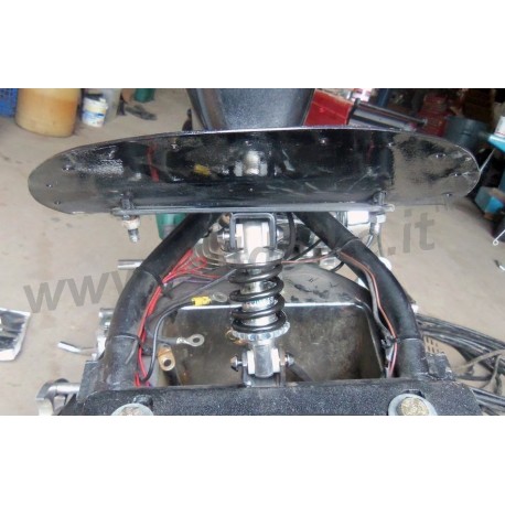 KIT MINI AMMORTIZZATORE DA 4" PER SELLE MONOPOSTO MOTO CUSTOM E HARLEY DAVIDSON
