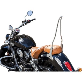 DOSSIER SISSY BAR ATTITUDE 18 "CHROME POUR INDIAN SCOUT '15-'19