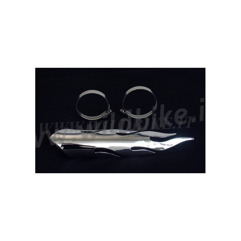 SCUDO PARACALORE TIPO FIAMMA DA 8" PER MARMITTE SCARICHI