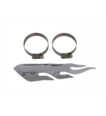 SCUDO PARACALORE TIPO FIAMMA DA 8" PER MARMITTE SCARICHI