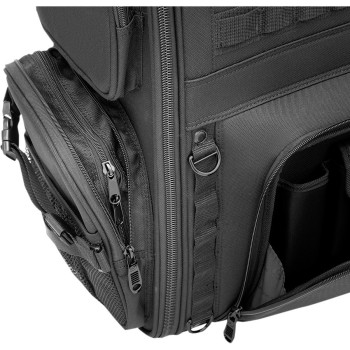 RACK TRAVEL BAG EXPANDABLE S3500 TACTICAL FOR CUSTOM MOTORCYCLE AND HARLEY DAVIDSON