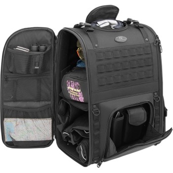 SAC DE VOYAGE EXTENSIBLE S3500 TACTICAL POUR MOTO CUSTOM ET HARLEY DAVIDSON