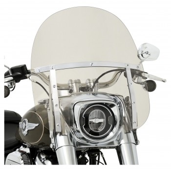 PARE-BRISE MEMPHIS FATS 17" SOLAR POUR HARLEY DAVIDSON FLFB SOFTAIL FAT BOY M-EIGHT '18-'19