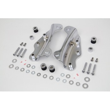 KIT DOCKING HARDWARE VIER PUNKTE CHROME FÜR HARLEY DAVIDSON TOURING '09-'13