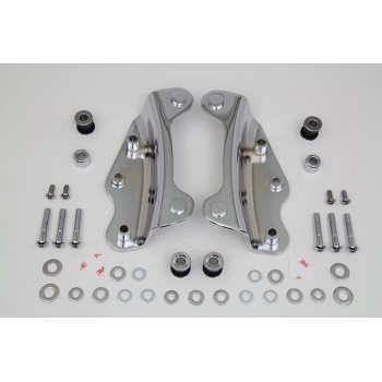 KIT DOCKING HARDWARE VIER PUNKTE CHROME FÜR HARLEY DAVIDSON TOURING '09-'13