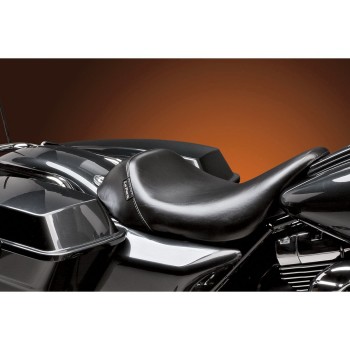 SELLA MONO CONDUCENTE IN PELLE LE PERA BARE BONES PER HARLEY DAVIDSON FLH/FLT TOURING '08-'18