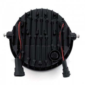 FARO FANALE ANTERIORE OMOLOGATO SUPERLIGHT LED NERO PER MOTO HARLEY DAVIDSON V-ROD