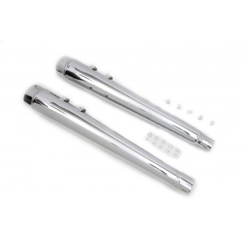 AUSPUFFANLAGEN SLIP-ON MEGAPHONE CHROM für HARLEY DAVIDSON FLH/FLT TOURING M-EIGHT  17-24