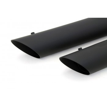 SCARICHI WYATT GATLING® SLIP-ON SLASH CUT NERI PER HARLEY DAVIDSON XL SPORTSTER '04-'13