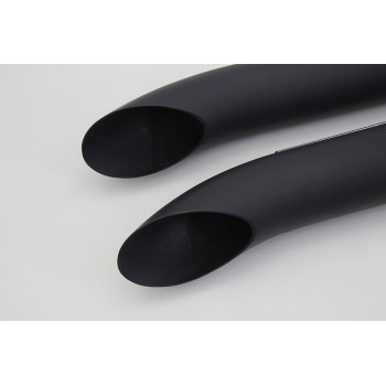 SILENCIEUX D'ECHAPPEMENT SLIP-ON WYATT GATLING® TURN OUT NOIRES POUR INDIAN SCOUT '15-'19