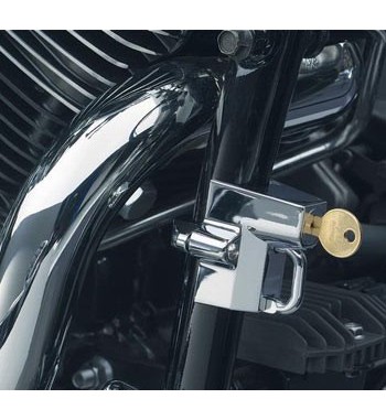 STAFFA MORSETTO UNIVERSALE 22-30 MM. PORTACASCO CON SERRATURA