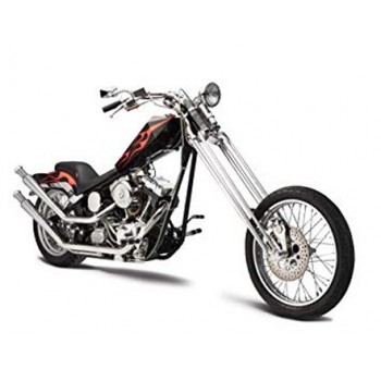 SCARICHI MARMITTE WYATT GATLING® UNIVERSALI TRUMPET UPSWEEP CROMATI PER MOTO CUSTOM