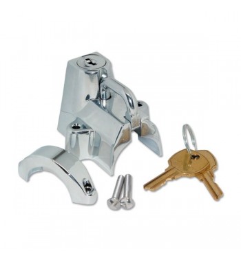 STAFFA MORSETTO UNIVERSALE 22-30 MM. PORTACASCO CON SERRATURA