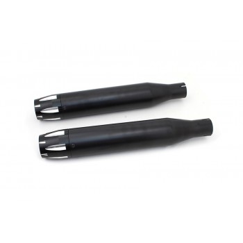 SILENCIEUX D'ECHAPPEMENT 3" SLIP-ON WYATT GATLING® REVOLVER NOIRES POUR HARLEY DAVIDSON XL SPORTSTER '14-'19