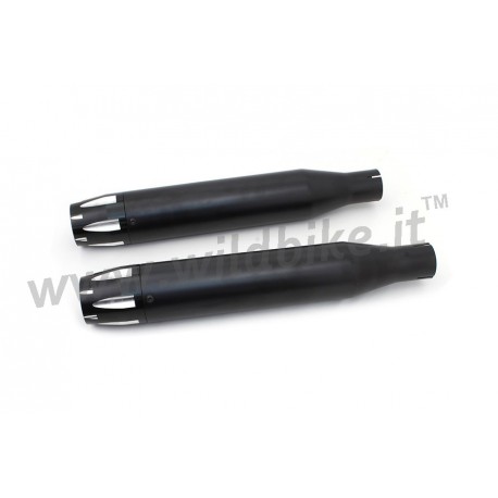 AUSPUFF SCHALLDÄMPFER 3" SLIP-ON WYATT GATLING® REVOLVER SCHWARZEN HARLEY DAVIDSON XL SPORTSTER '14-'19