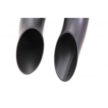 SCARICHI MARMITTE WYATT GATLING® DRAG PIPES CORTI CURVI 1-3/4" NERI HARLEY DAVIDSON XL SPORTSTER '07-'13