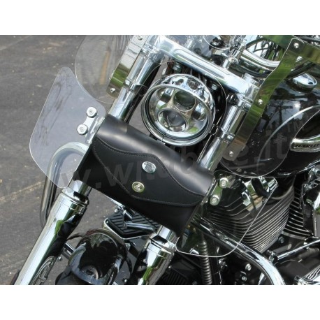 PARABREZZA DEFLETTORI PARAGAMBE PER FORCELLA HARLEY DAVIDSON FXDF DYNA FAT BOB '08-'17