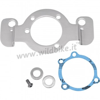 KIT FILTRO ARIA WYATT RETRO STYLE OVALE CROMATO HARLEY DAVIDSON XL SPORTSTER '07-'19