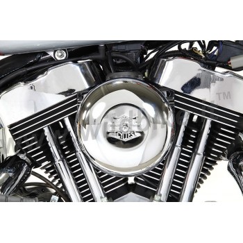 FILTRE A AIR KIT WYATT GATLING RONDE CHROME HARLEY DAVIDSON XL SPORTSTER '07-'19