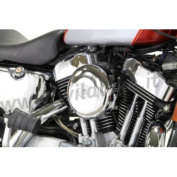 LUFTFILTERKASTEN KIT WYATT GATLING RUNDEN CHROM HARLEY DAVIDSON XL SPORTSTER '07-'19