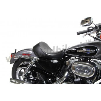 SITZ LEDER SOLO CLASSIC BUCKET SCHWARZ HARLEY DAVIDSON XL SPORTSTER '04-'19