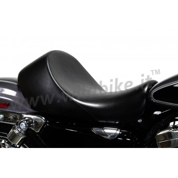 SELLE EN CUIR SOLO CLASSIC BUCKET NOIR POUR HARLEY DAVIDSON XL SPORTSTER '04-'19