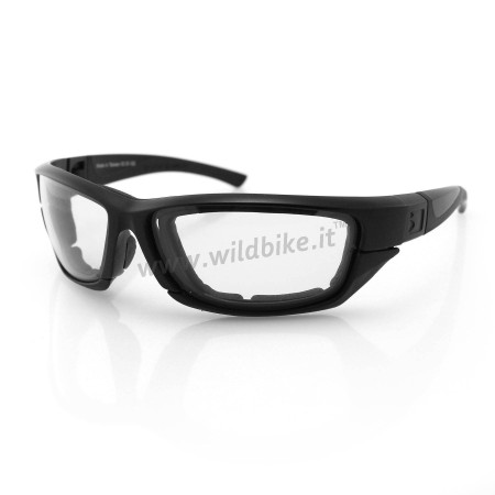 SONNENBRILLE/MOTORRAD BOBSTER DECODER 2 CONVERTIBLE PHOTOCHROME LINSEN TRANSPARENTEN