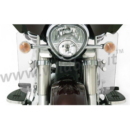 PROTECTION DES JAMBES TRANSPARENT POUR FOURCHE SUZUKI VL 1500 INTRUDER