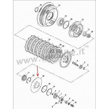 KUPPLUNGSFEDERN DIAPHRAGM HEAVY DUTY FÜR HARLEY DAVIDSON XL SPORTSTER 91-21