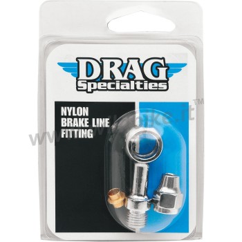 RACCORD DE BANJO UNIVERSEL CHROMÉ DROIT 7/16" MOTOCYCLETTE ET HARLEY DAVIDSON