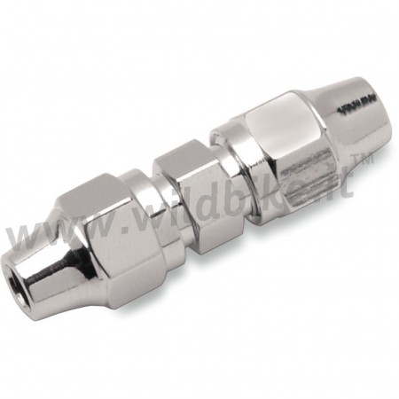 RACCORD DE FREIN UNIVERSEL CHROME DROIT JONCTION 3/16" MOTOCYCLETTE ET HARLEY DAVIDSON