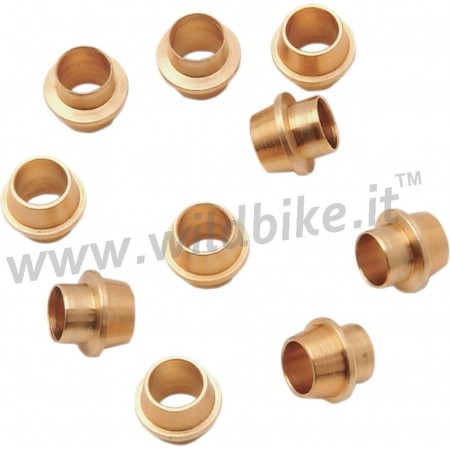 UNIVERSAL REPLACEMENT  FERRULES BRAKE FITTING LINE 3/16" MOTORCYCLE AND HARLEY DAVIDSON