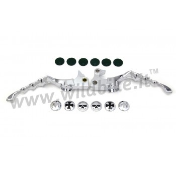 LEVIERS BONES SKELETON CHROME HARLEY DAVIDSON XL SPORTSTER '04-'13