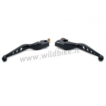 ALUMINIUM PERFORATED BLACK LEVERS HARLEY DAVIDSON XL SPORTSTER 2014-2021